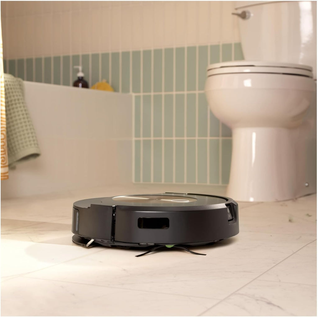 iRobot Roomba j9+ Self-Emptying Robot Vacuum – Powerful Suction, Identifies and Avoids Obstacles Like pet Waste, Sel-Empties for 60 Days, Best for Homes with Pets, Smart Mapping, Works with Alexa