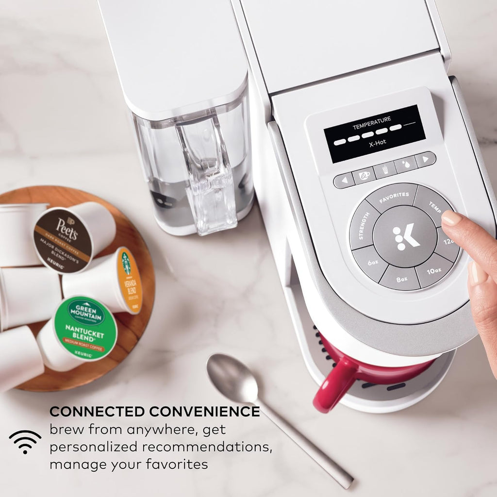 Keurig K-Supreme SMART Coffee Maker, MultiStream Technology, Brews 6-12oz Cup Sizes, Black