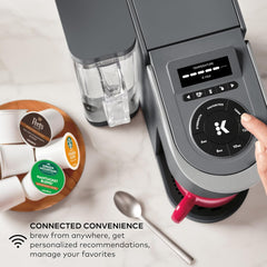 Keurig K-Supreme SMART Coffee Maker, MultiStream Technology, Brews 6-12oz Cup Sizes, Black