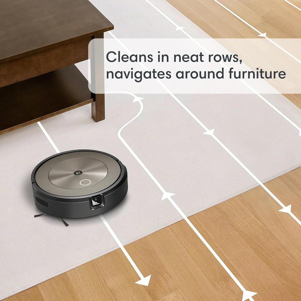 iRobot Roomba j9+ Self-Emptying Robot Vacuum – Powerful Suction, Identifies and Avoids Obstacles Like pet Waste, Sel-Empties for 60 Days, Best for Homes with Pets, Smart Mapping, Works with Alexa