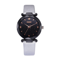 Starry Sky Women Wacthes Top Brand Luxury Casual Quartz Leather Watchband Strap Clock Analog Wrist Watch for female reloj mujer