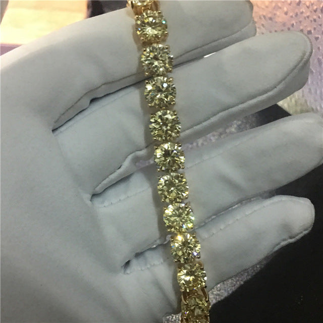 29 Styles Fashion Tennis bracelet White Gold Filled Pave AAAAA Cz stone Statement Party Wedding bracelets for women men Jewelry
